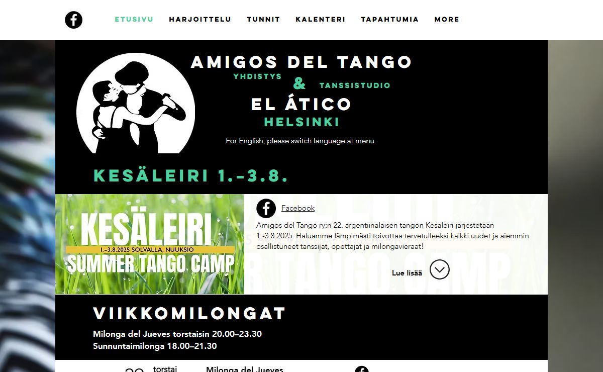 Tango.fi | Argentiinalainen tango Helsingissä. Argentine tango in Helsinki | Helsinki, Suomi