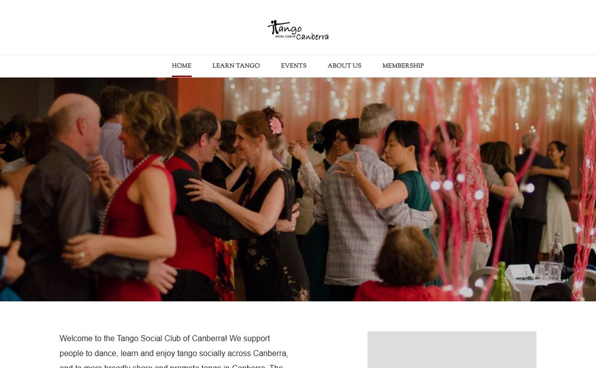 TangoCanberra - Tango Social Club of Canberra
