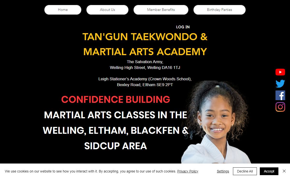 Tan'Gun Taekwondo & Martial Arts Academy | martial arts training for beginners | Tan'Gun Taekwondo Academy - Martial Arts Classes, Hawthorn Terrace, Blackfen Road, Sidcup, UK