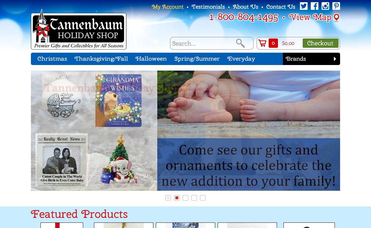 Tannenbaum Holiday Shop: Premier Gifts & Collectibles For All Seasons