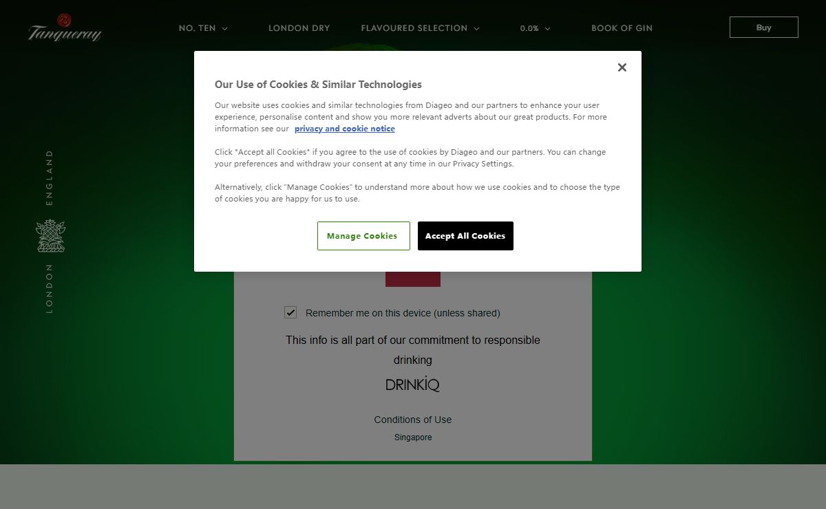 Tanqueray GB: Official Site - The Art of the Process