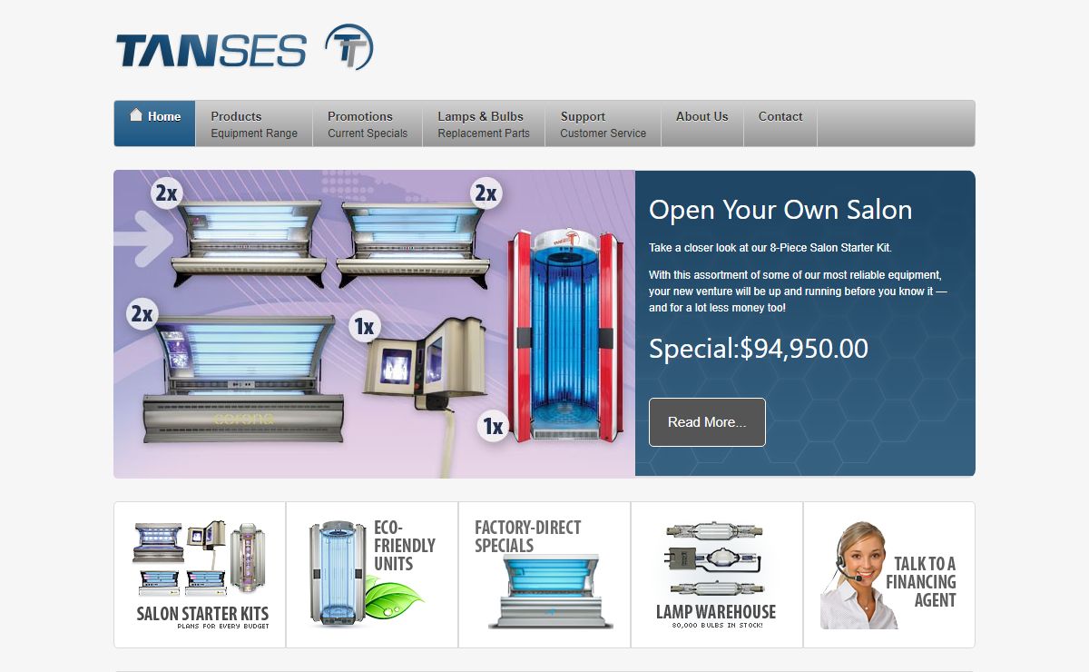 Tanses Tanning beds & Equipment