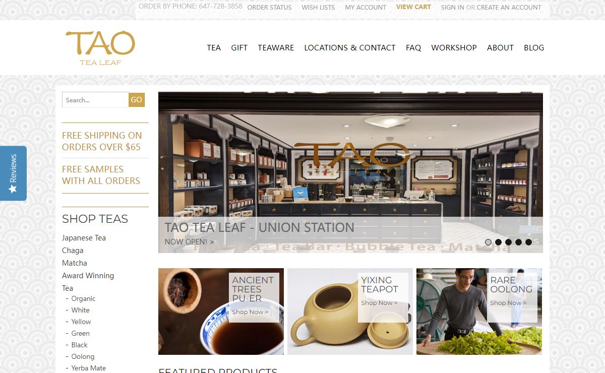 Tao Tea Leaf - Toronto Tea Store, Chinese Tea Ceremony, 中国茶店