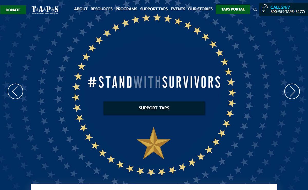 Tragedy Assistance Program For Survivors (TAPS) Is Here For You!