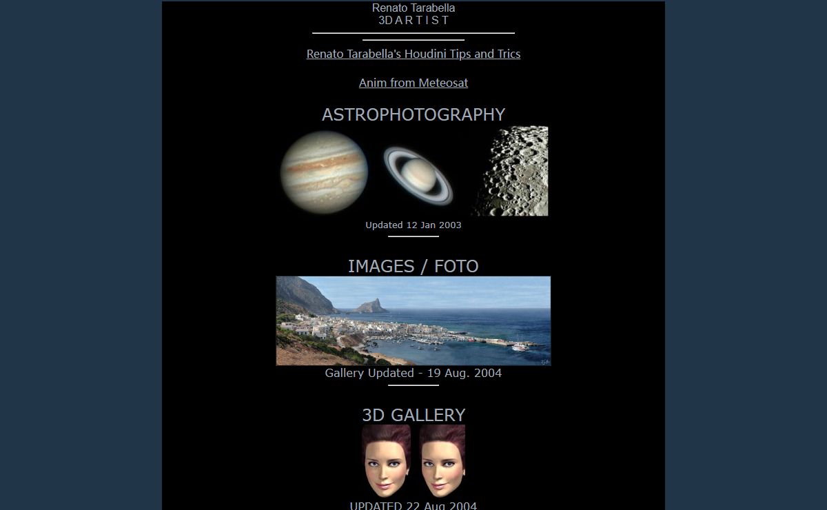 Renato Tarabella HomePage