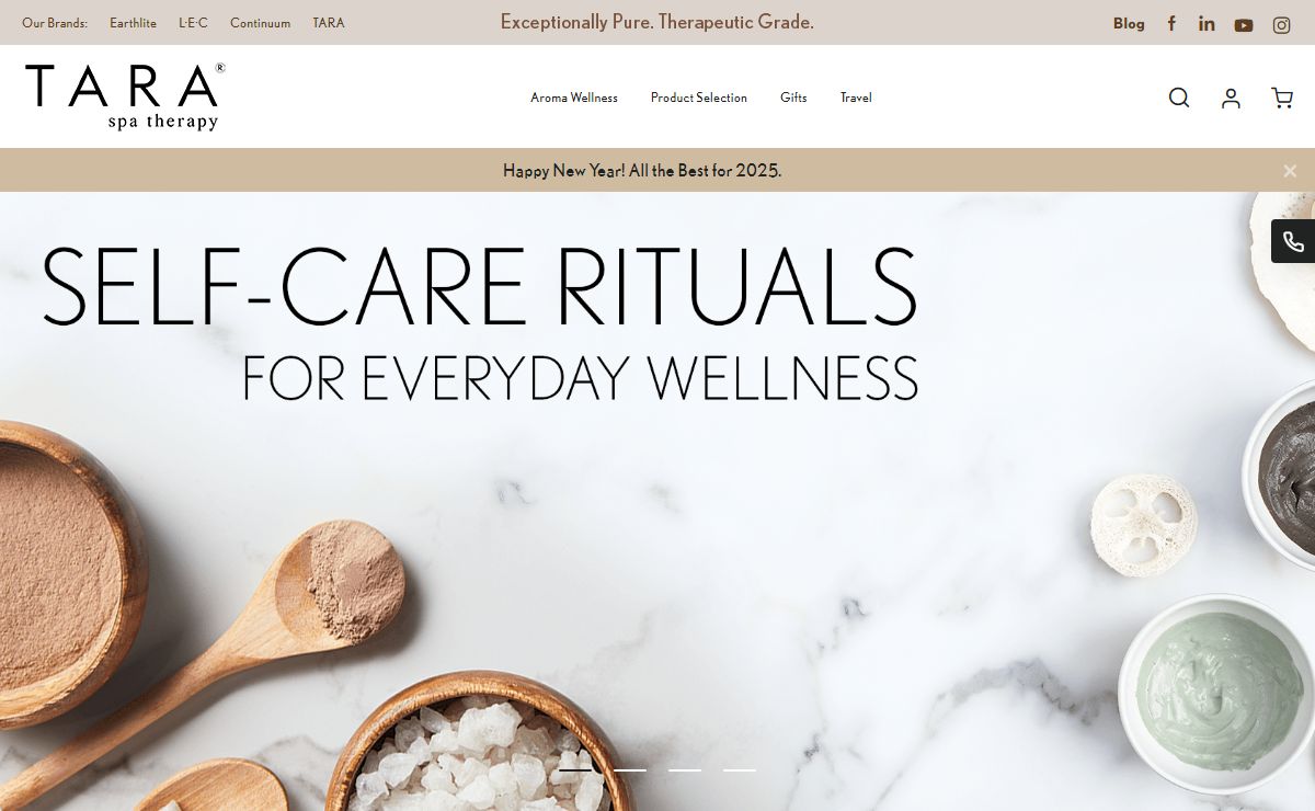 TARA Spa Therapy | Green & Organic Products | Therapeutic Grade