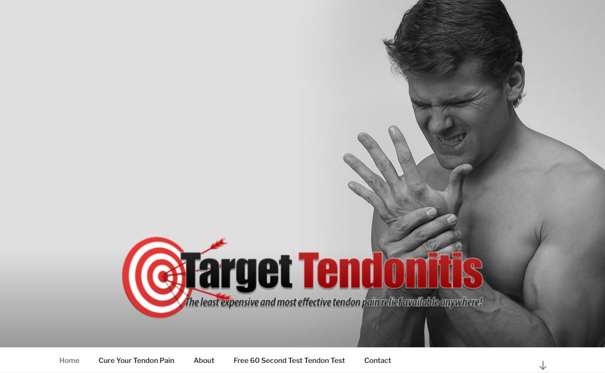Target Tendonitis - The least expensive and most effective tendon pain relief available anywhere!