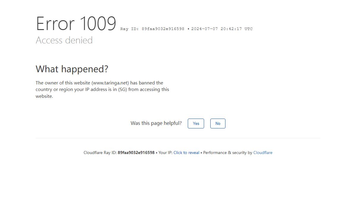 Access denied | www.taringa.net used Cloudflare to restrict access