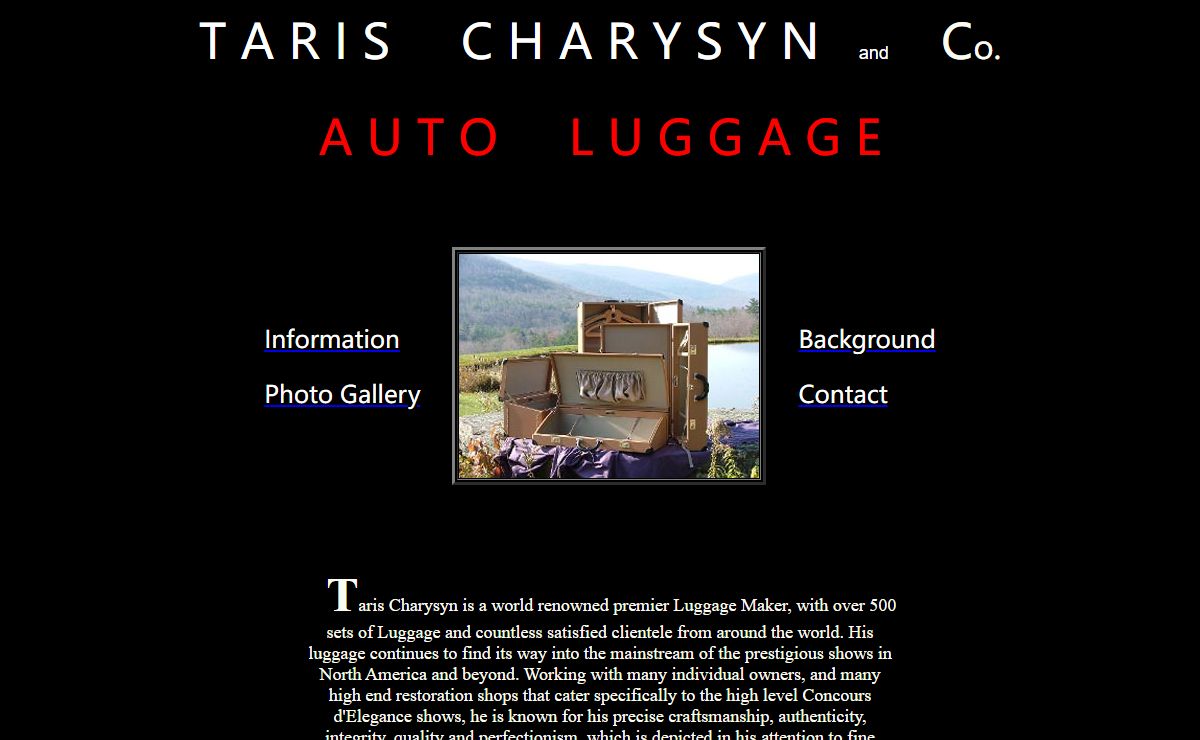 Taris Charysyn & Co. - Custom Fitted Luggage