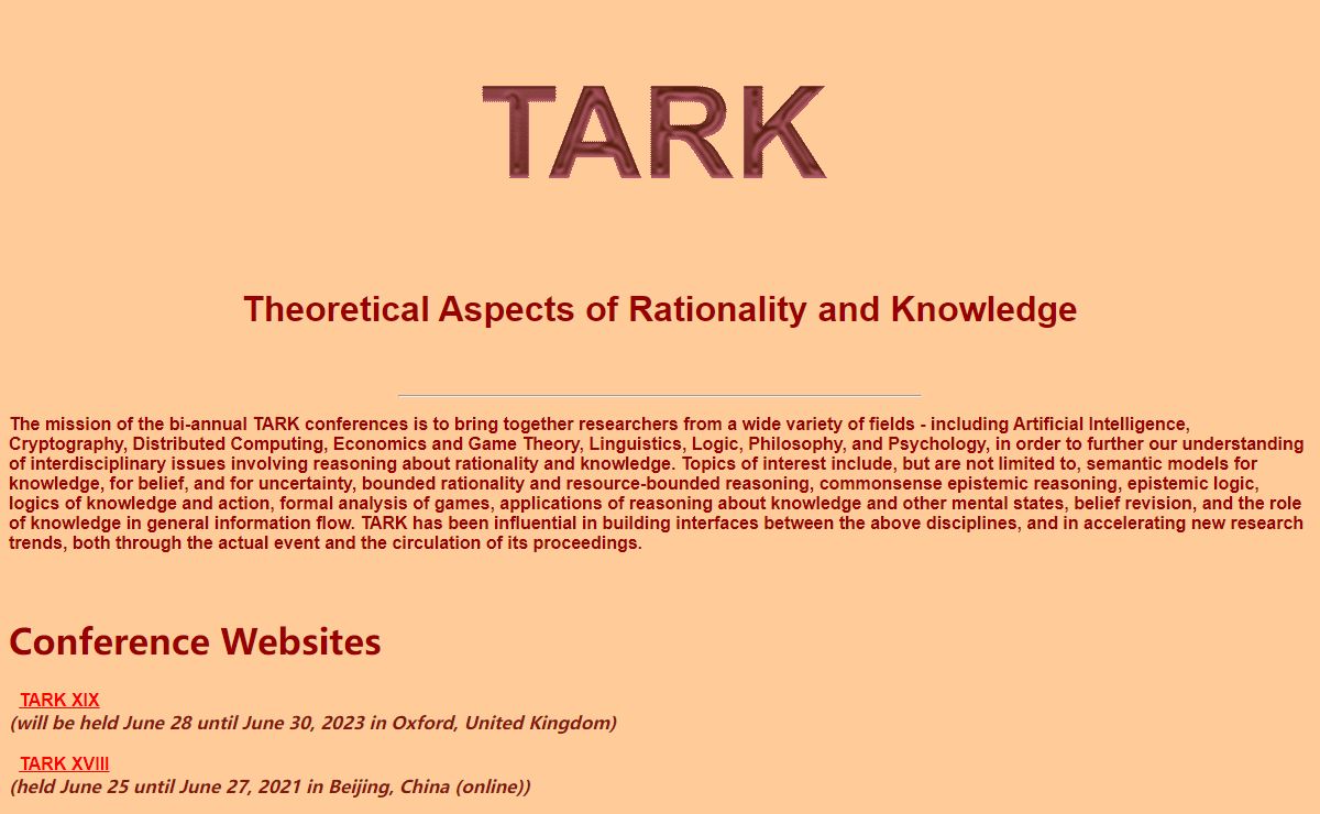 TARK Home Page