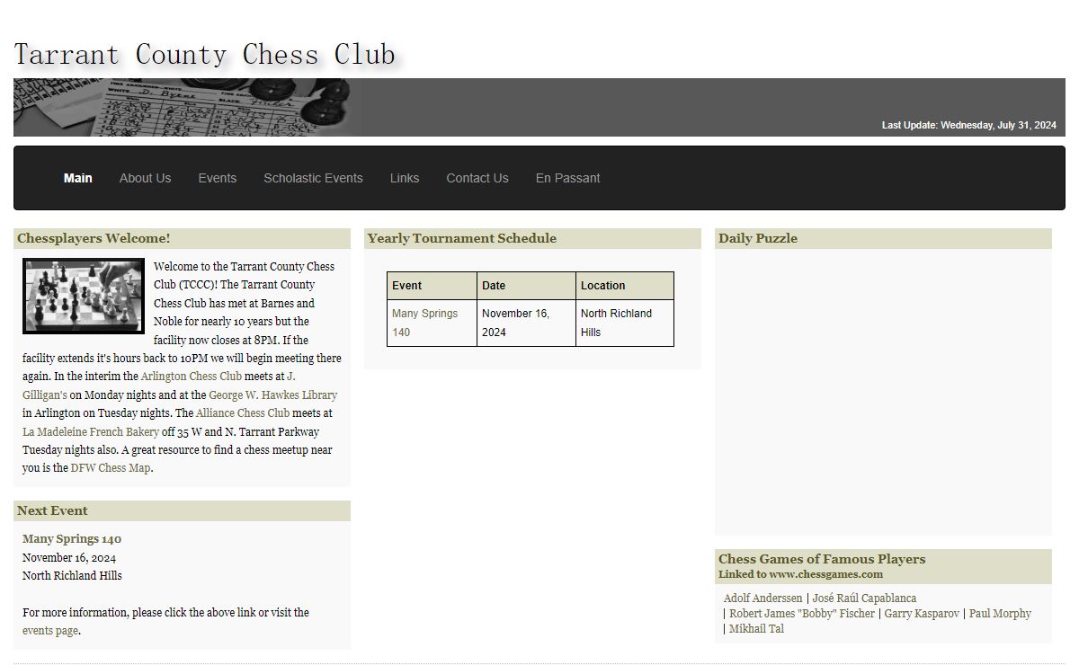 Tarrant County Chess Club