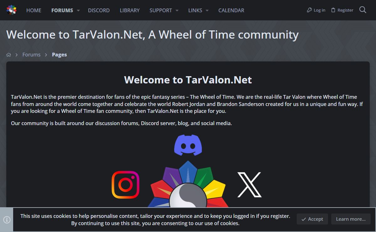 Welcome to TarValon.Net, A Wheel of Time community | TarValon.Net