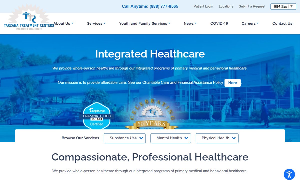 Home - Tarzana Treatment Centers