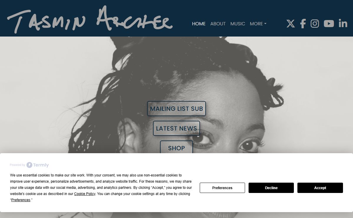 ::Tasmin Archer::