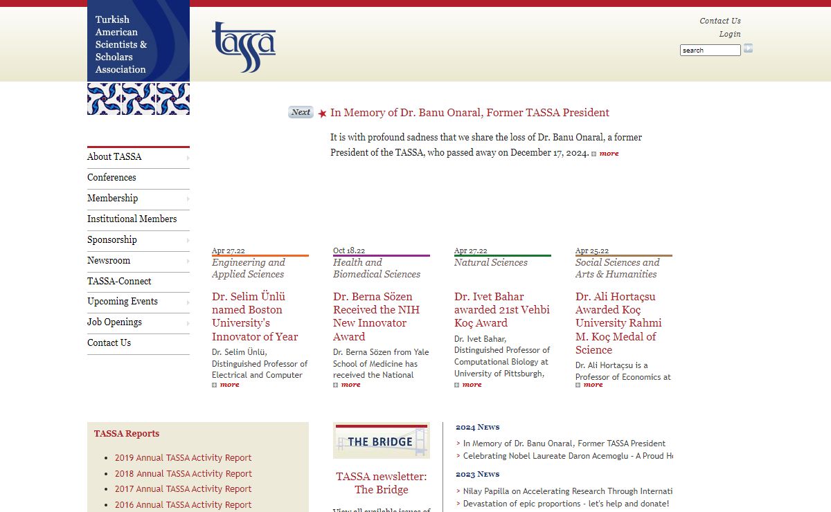 TASSA Website | TASSA Homepage