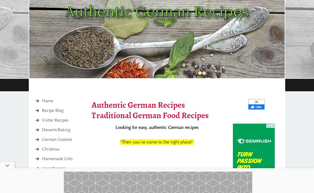 Authentic German Recipes - Traditional German Food Recipes