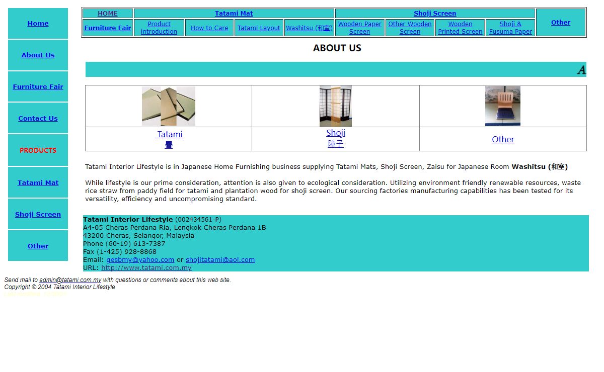 Japanese Furnishings - About Us