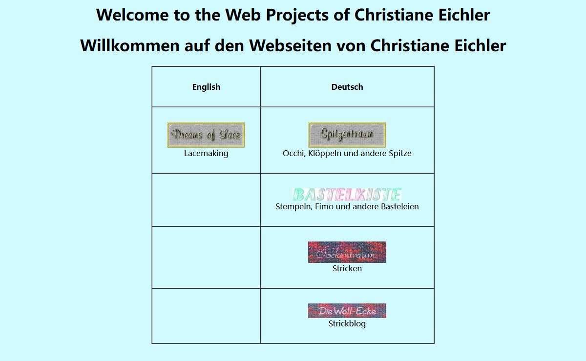 C. Eichler's Webprojekte