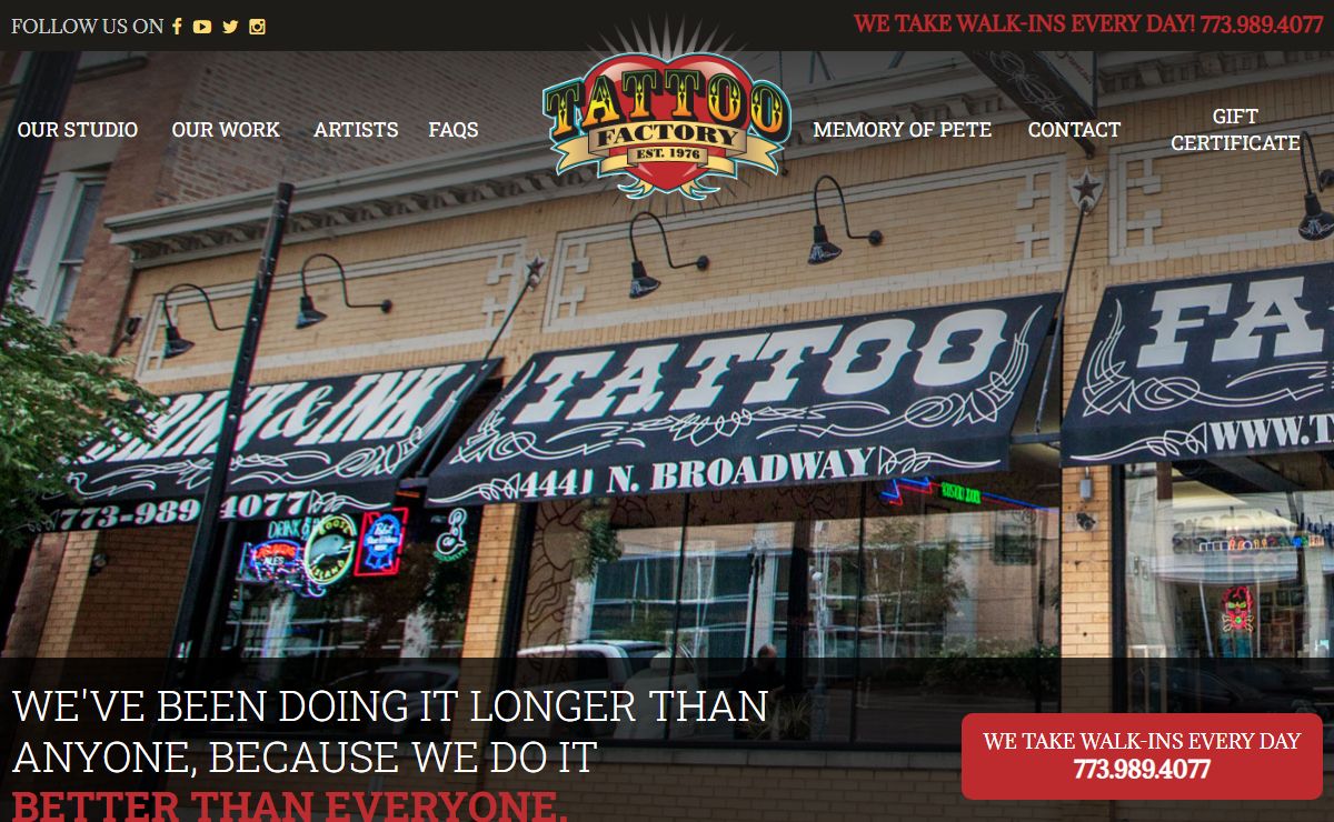 Tattoo Factory- The best in Tattos and Piercings | Tattoo Factory