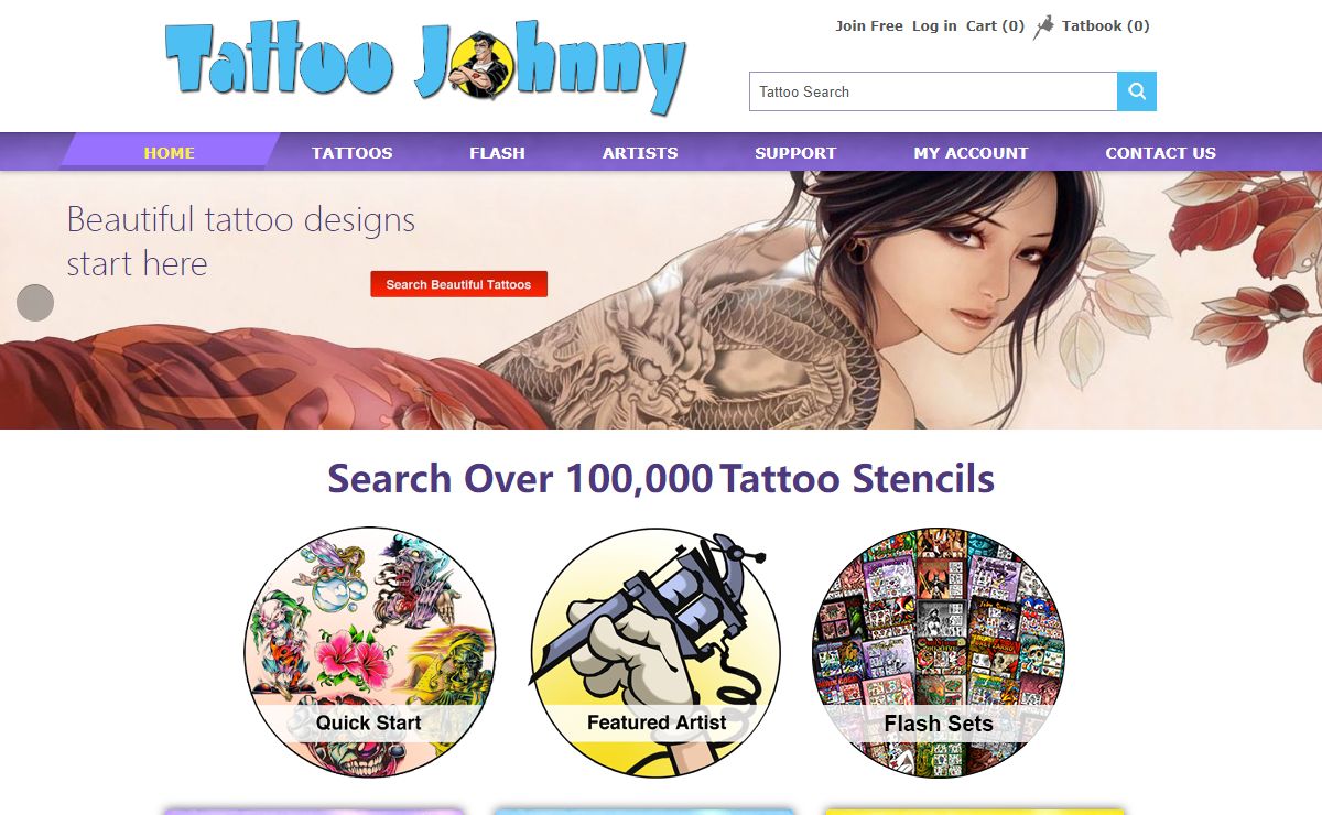 The Resource for Tattoo Designs and Tattoo Ideas | Tattoo Johnny