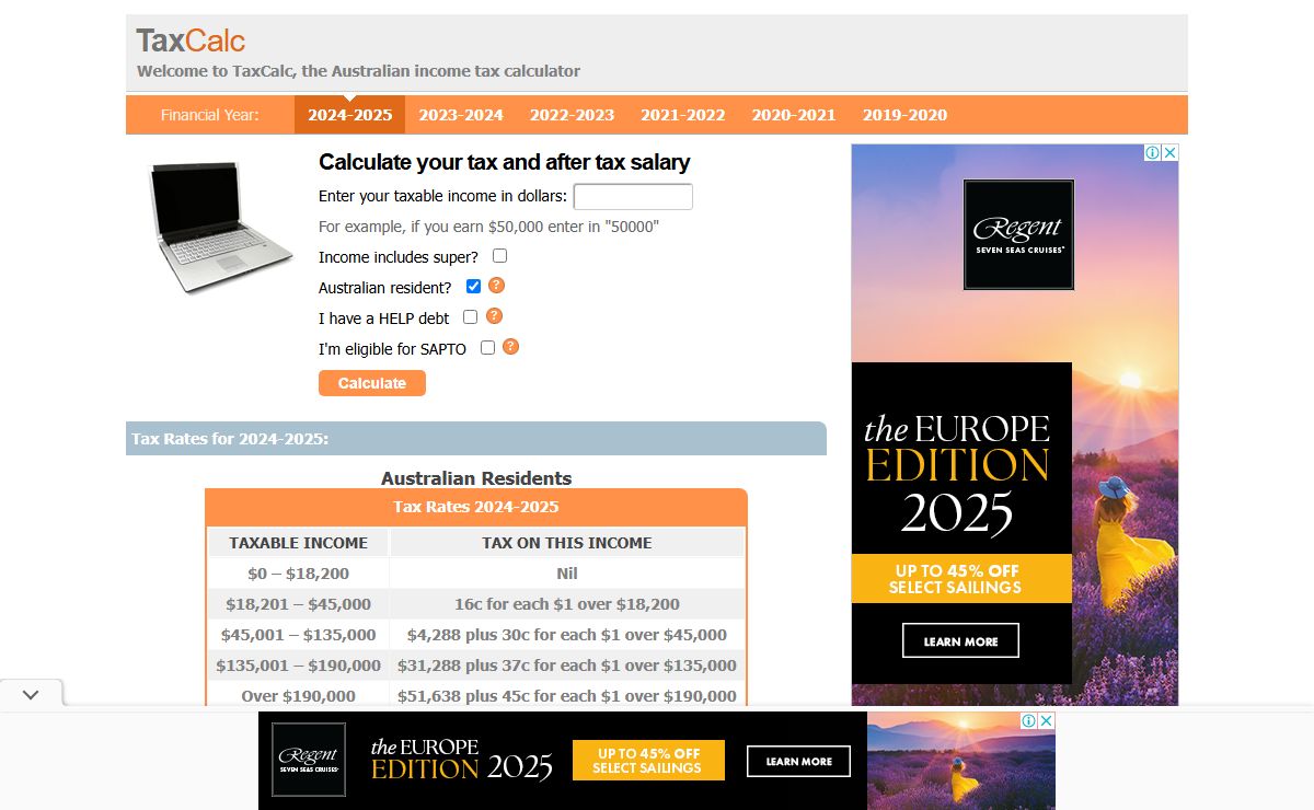 TaxCalc - Calculate your tax. 2024-2025 financial year