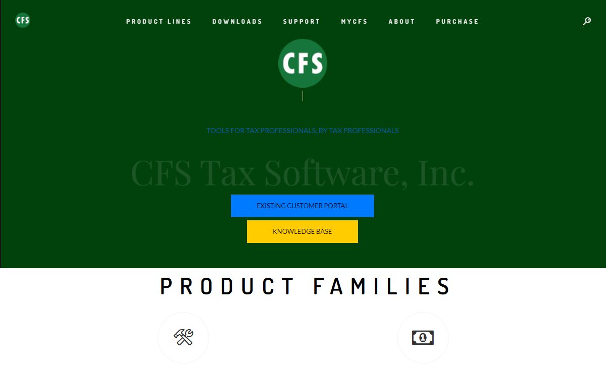 CFS Tax Software, Inc. - Software for Tax Professionals (Mobile)