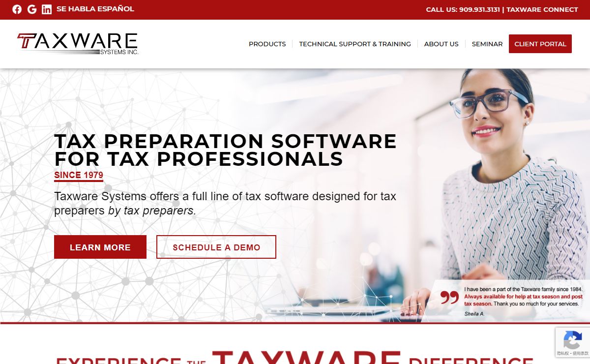Taxware Systems – Tax preparation software