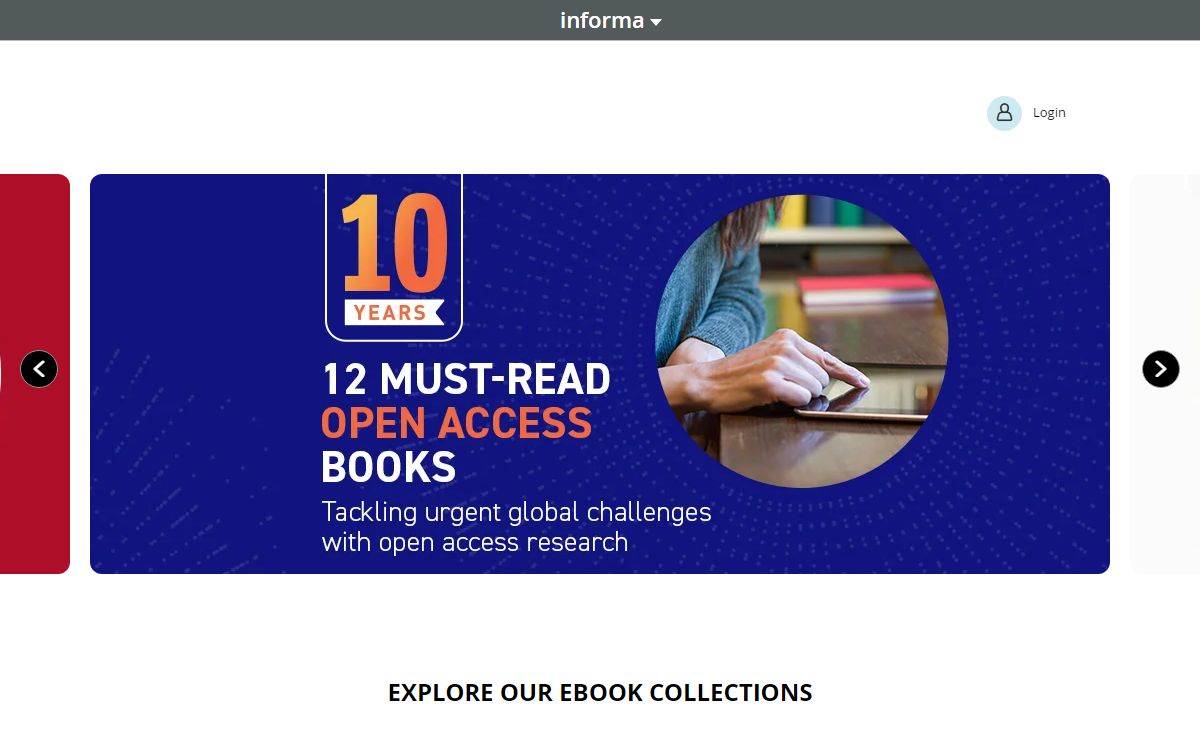 Taylor & Francis eBooks, Reference Works and Collections