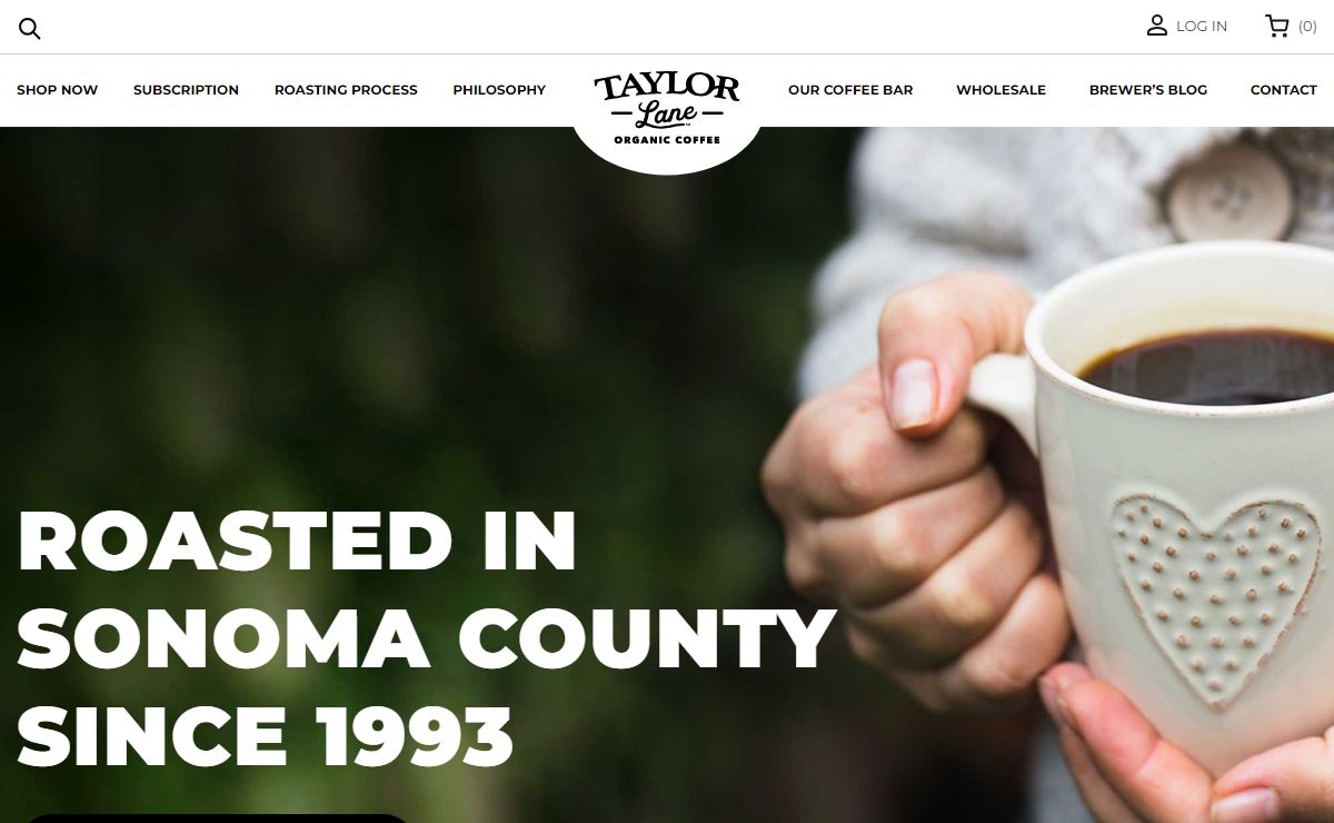 Taylor Lane: Premium Organic Coffee | Sonoma County