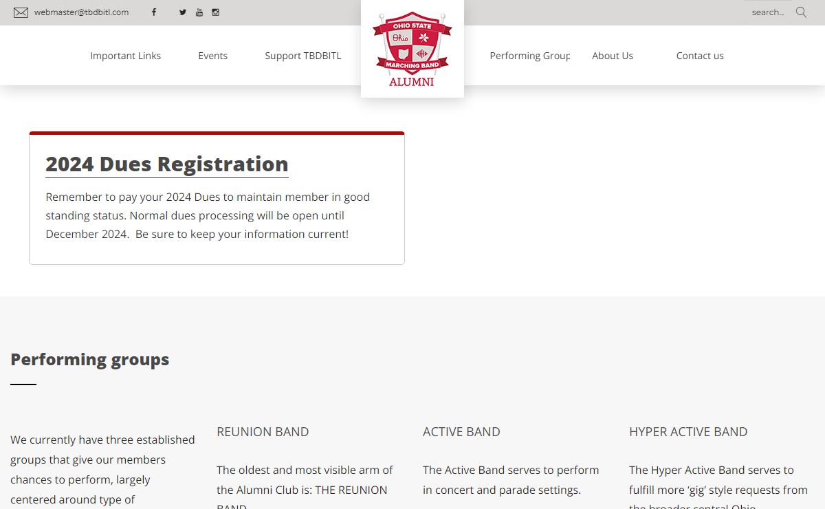 TBDBITL Alumni Club, Inc. – The Best Damn Band In The Land