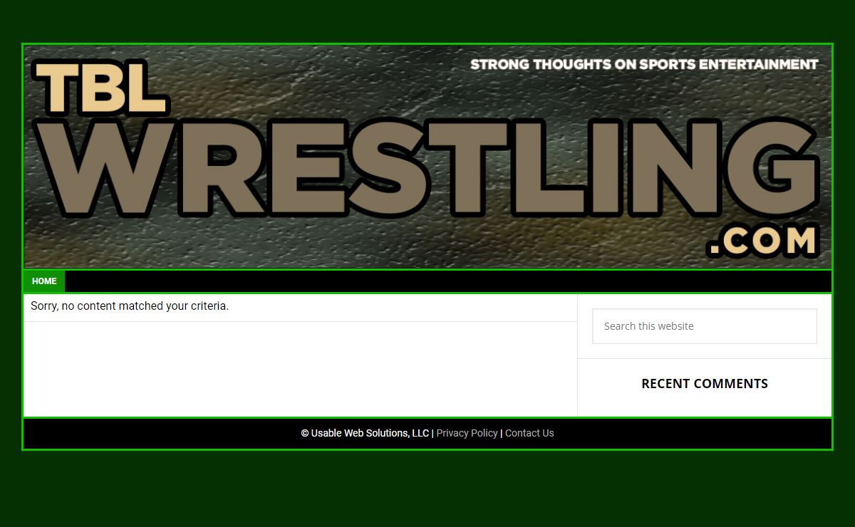 TBLWrestling.com – The Bottom Line Wrestling
