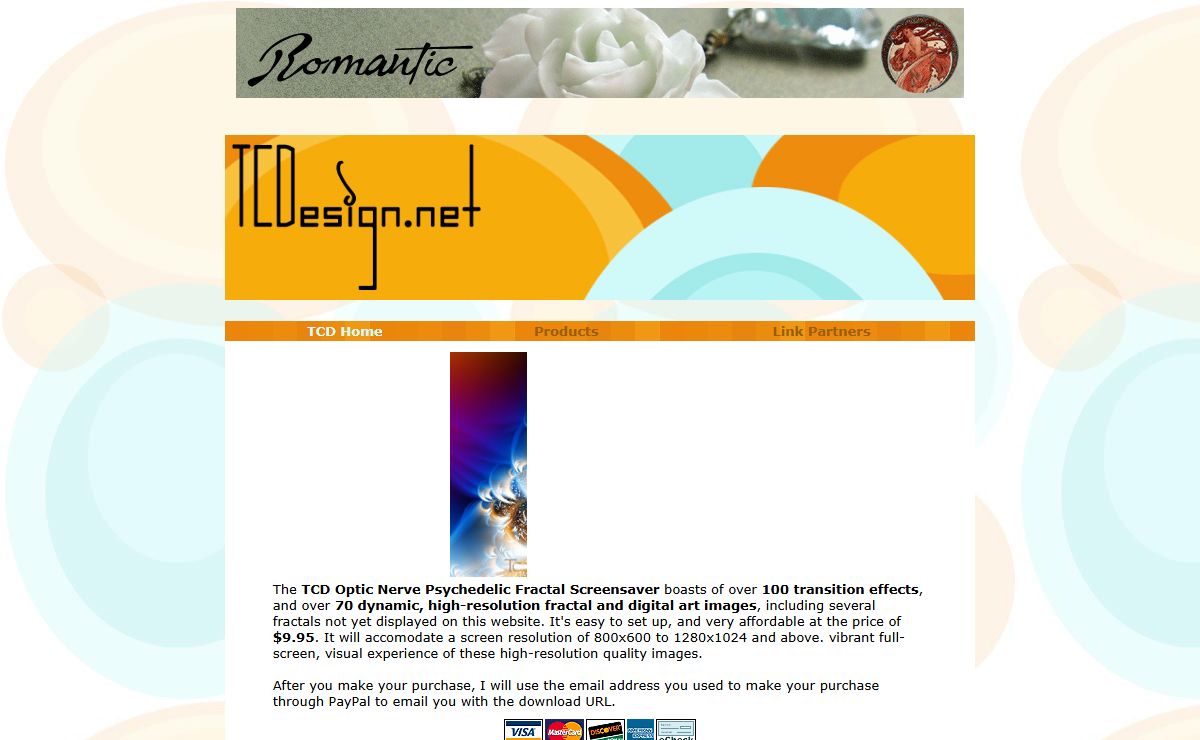 Psychedellic Fractal Screensaver, romantic handcrafted jewelry for plus sizes and all sizes, t-shirts, mugs at The Fractal Factory