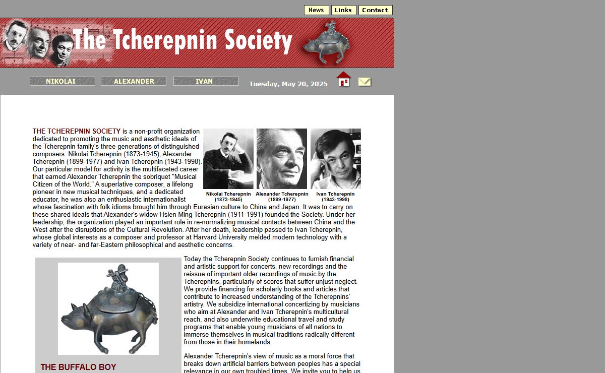 The Tcherepnin Society Website - Welcome!