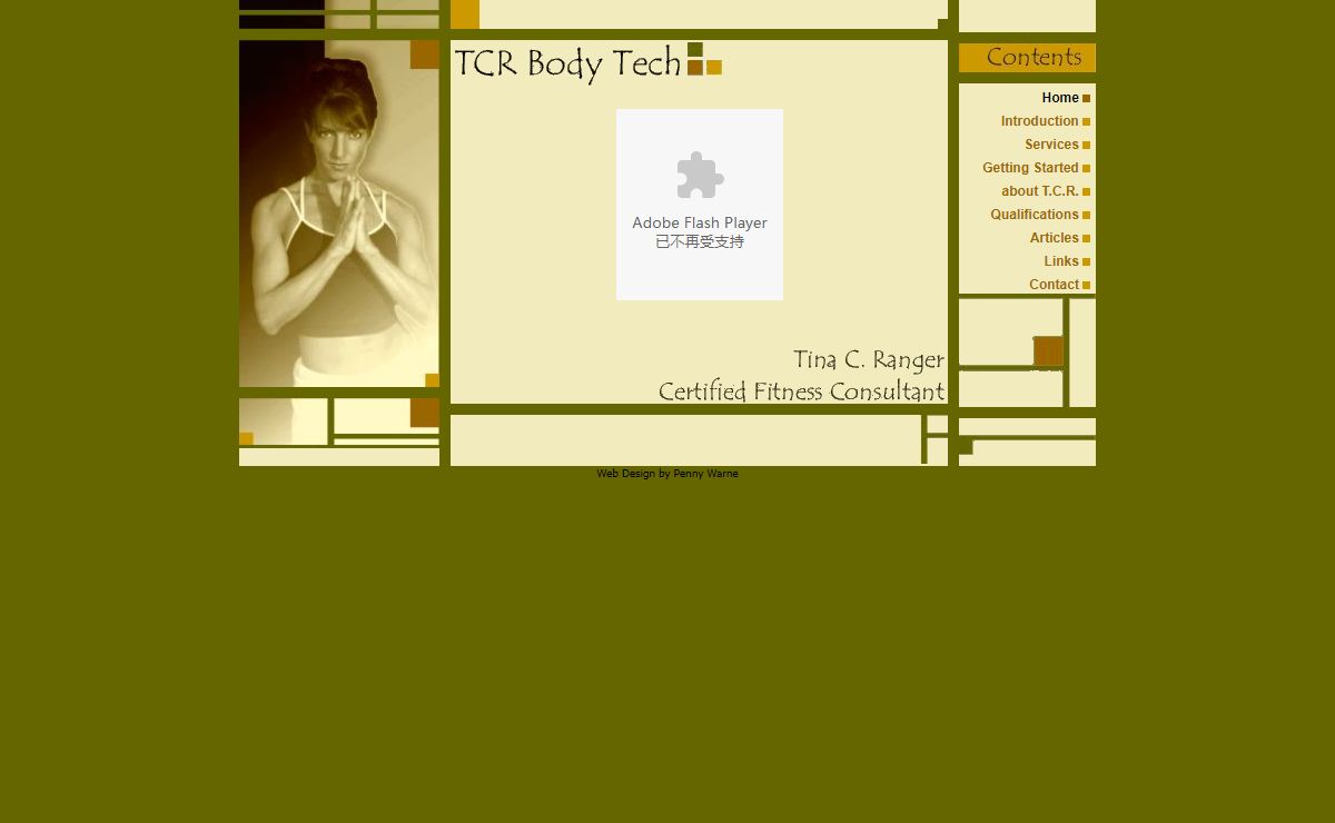 TCR Body Tech - Tina C. Ranger, Certified Fitness Consultant, offers an online individualized fitness and nutrition plan.