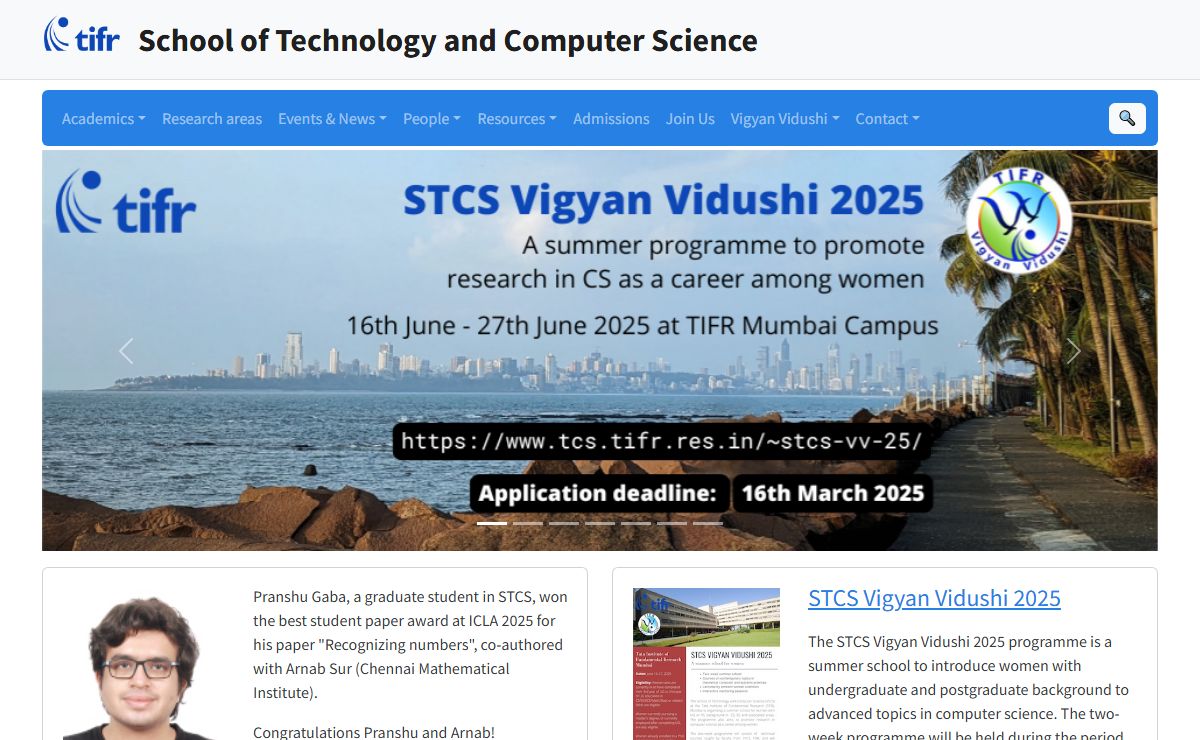 School of Technology and Computer Science