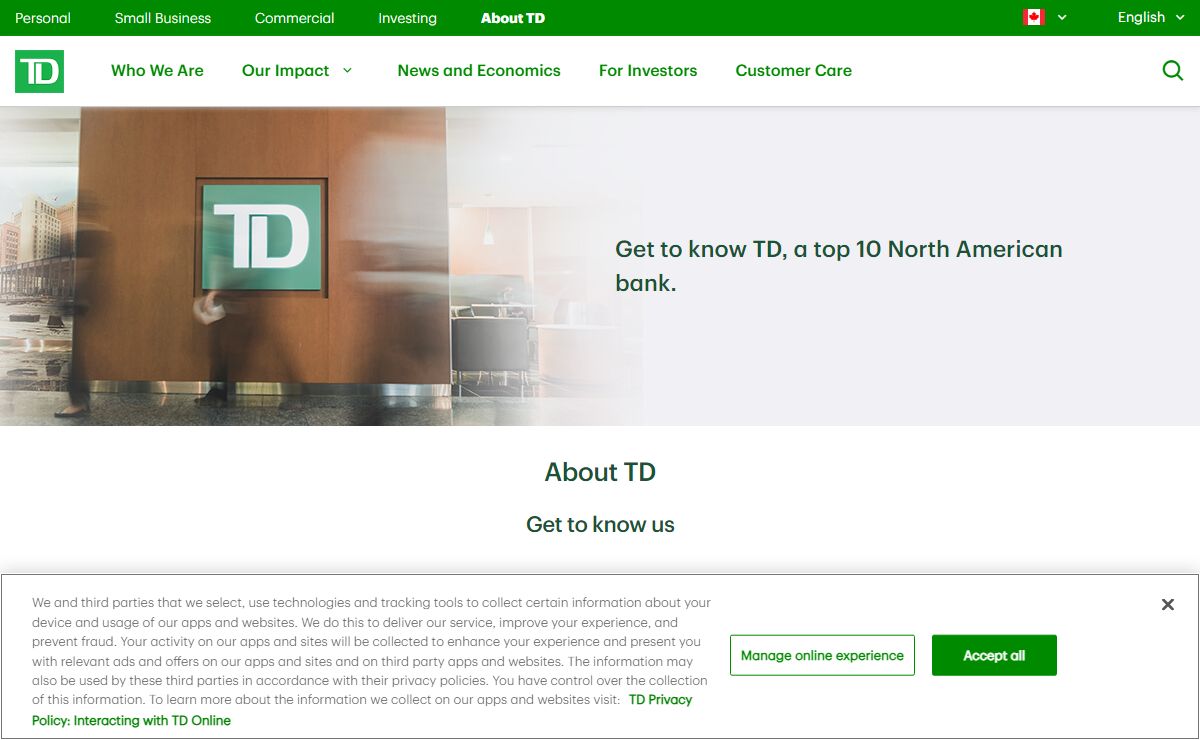 About TD – TD Canada Trust