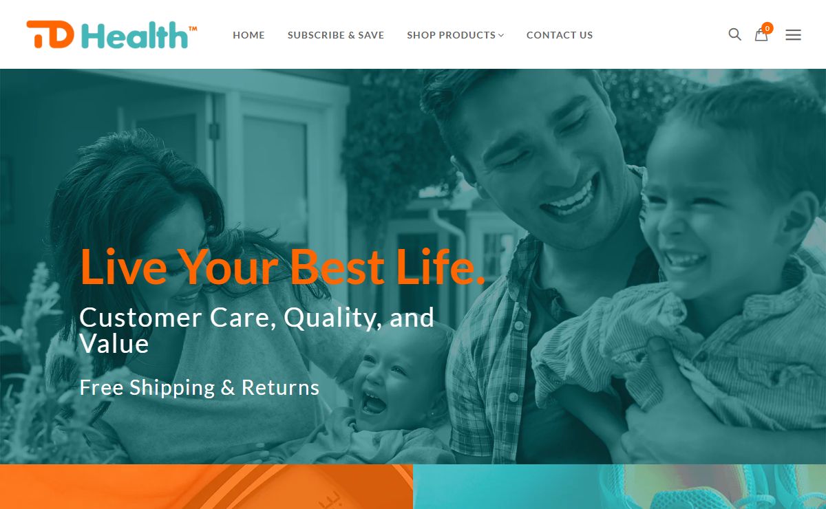 TD Health Store | FREE Shipping