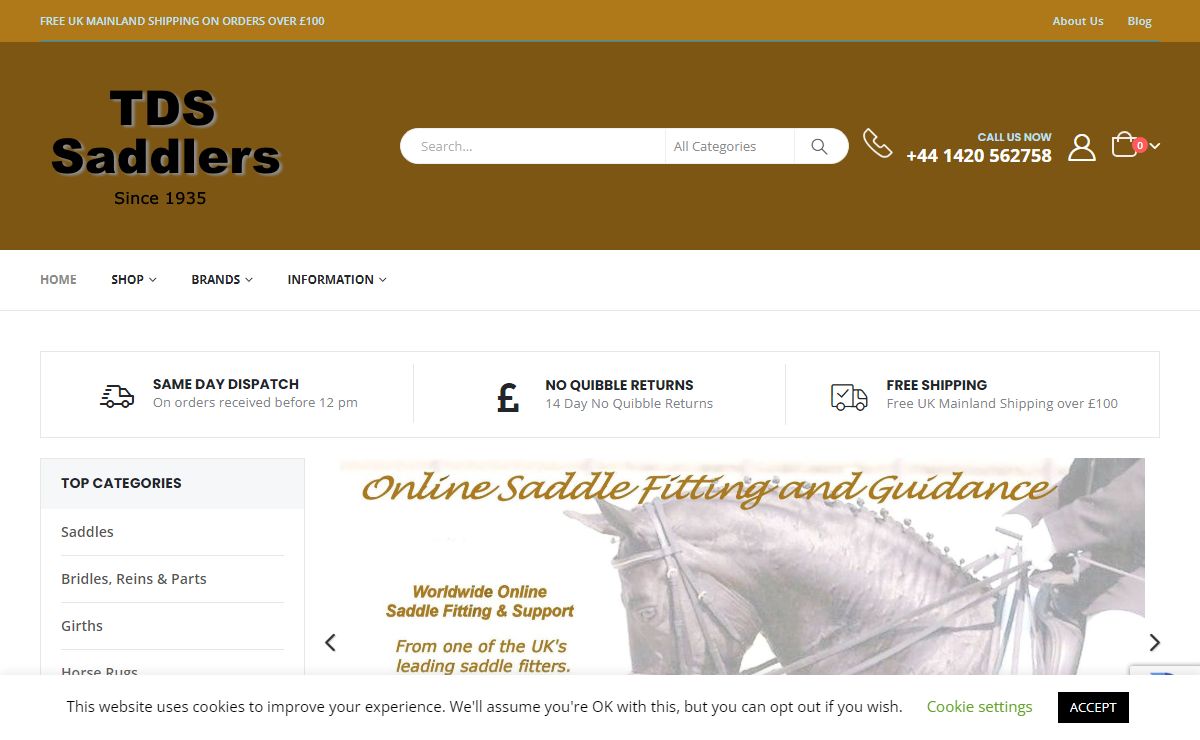 TDS Saddlers – Master Saddlers, Saddlery, Equestrian Products