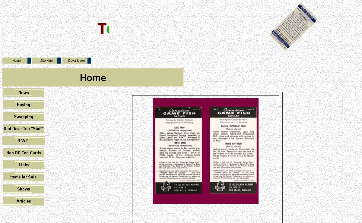 Home Page for TeaCard.Com