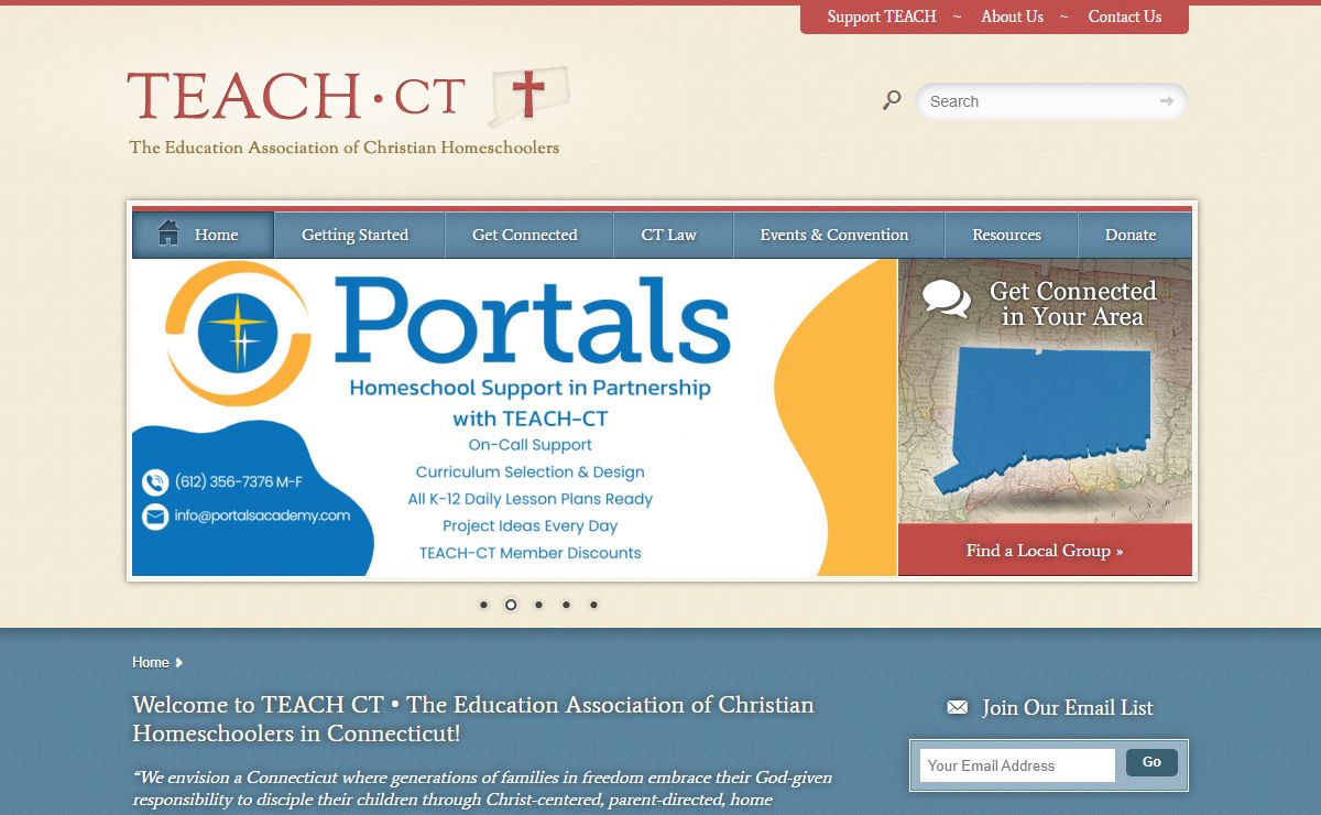 TEACH CT • The Education Association of Christian Homeschoolers in Connecticut
