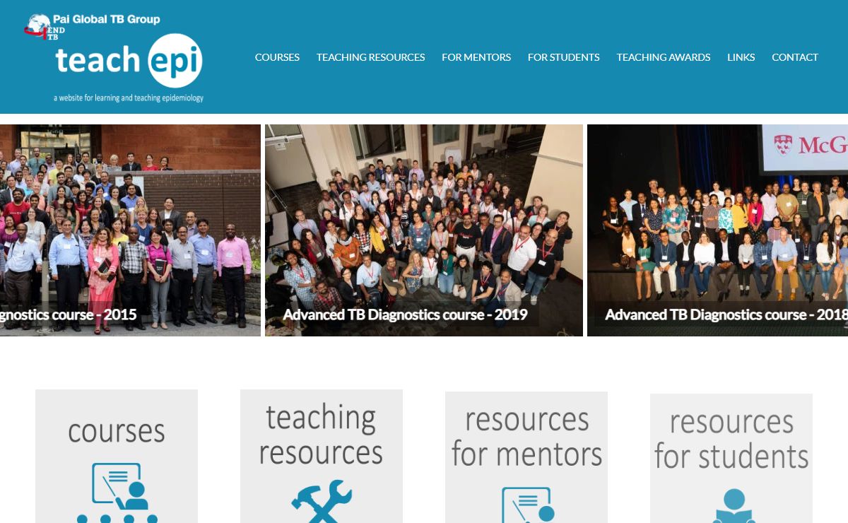 TeachEpi – A website for learning and teaching epidemiology
