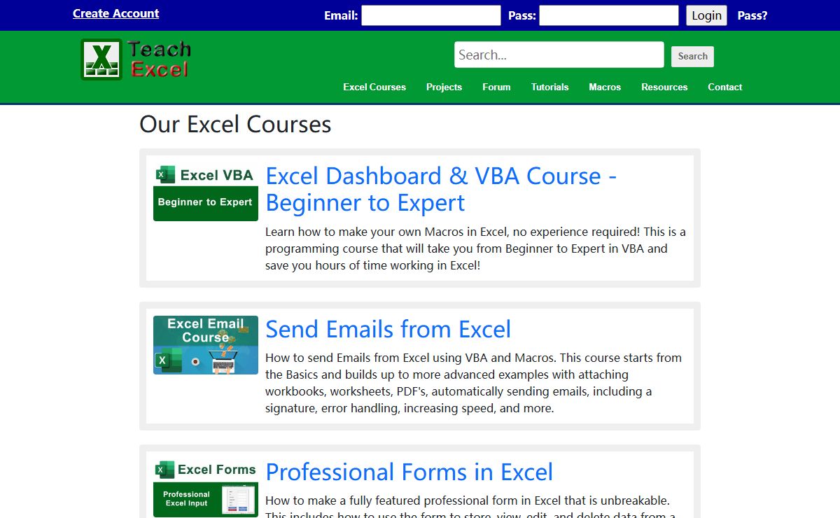 Microsoft Excel Tutorials, Help, Forum, and more - TeachExcel.com