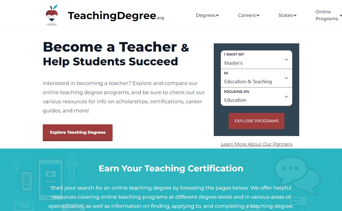 Homepage - TeachingDegree.org