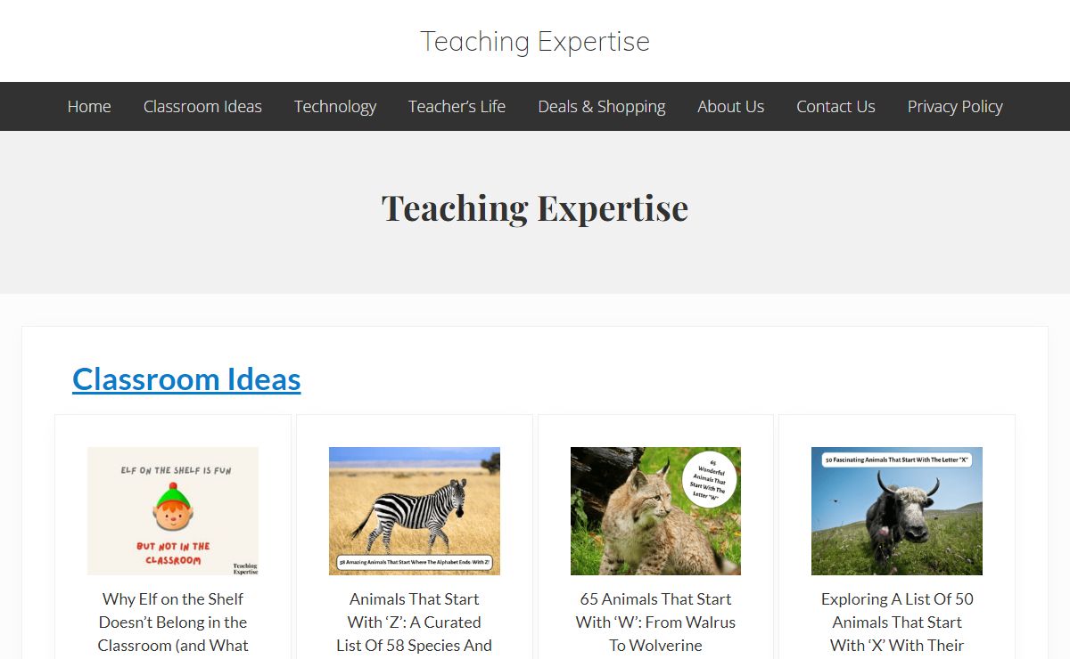 Teaching Expertise