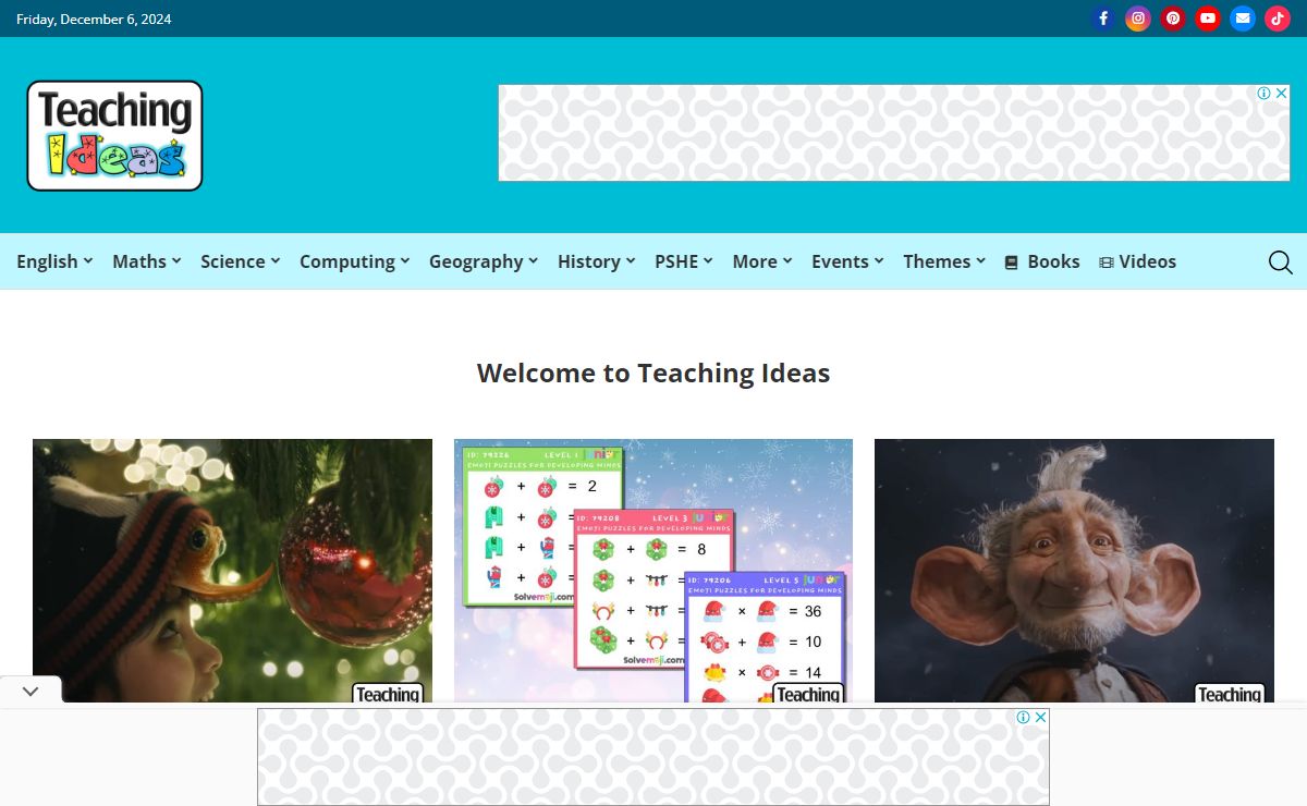 Welcome to Teaching Ideas - Teaching Ideas