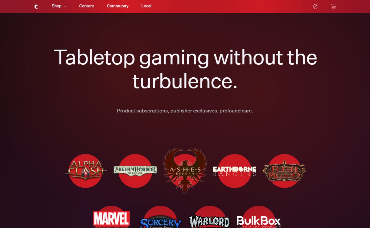 Covenant | Tabletop Game Store & Game Subscription Service