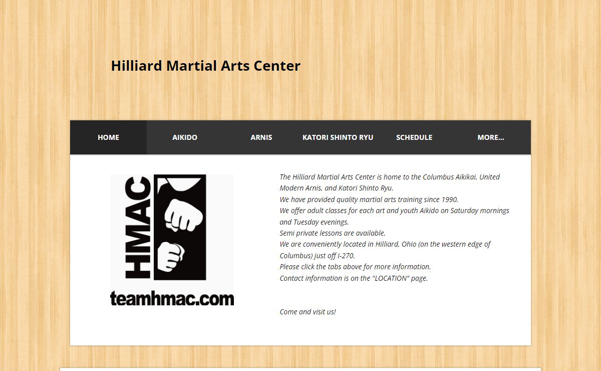 Hilliard Martial Arts Center - HOME
