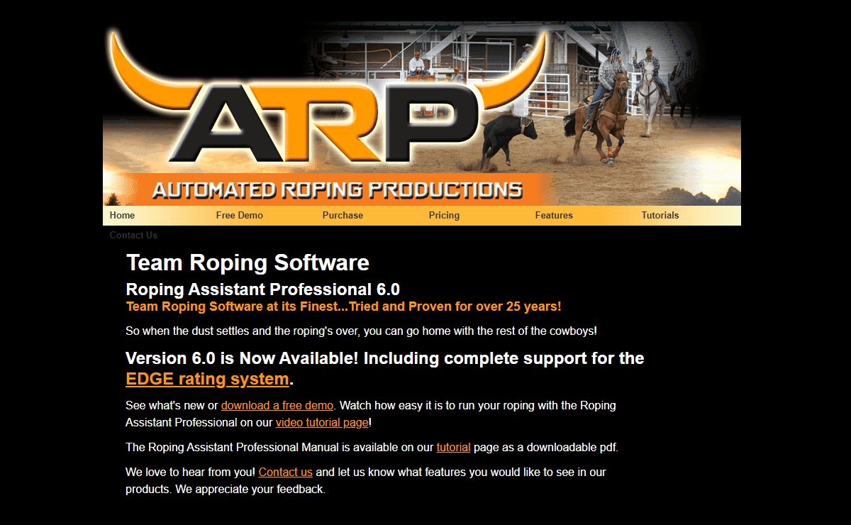 Team Roping Software