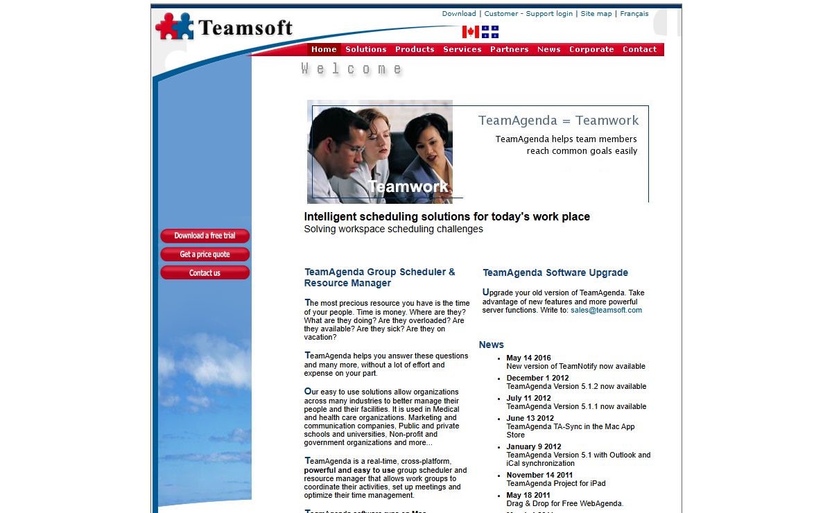 Windows, Mac, PDA Group Scheduling - Teamsoft Teamagenda Solutions