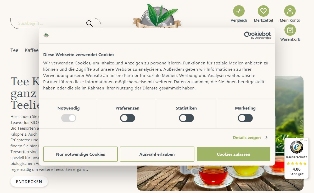 Teaworld - Dein Teeversand und Tee Shop seit 1993